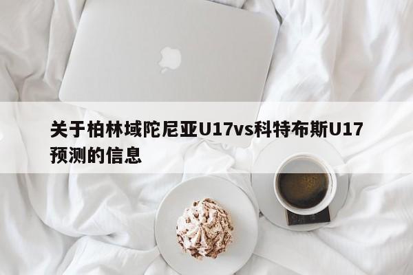 关于柏林域陀尼亚U17vs科特布斯U17预测的信息